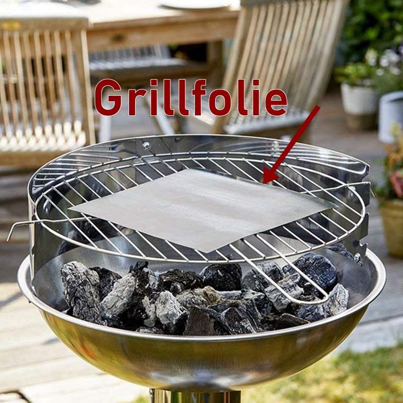 Plaque De Cuisson Antiadhésive Pour Barbecue Et Four Durandal - Noir, Résiste Jusqu'à 260°C
