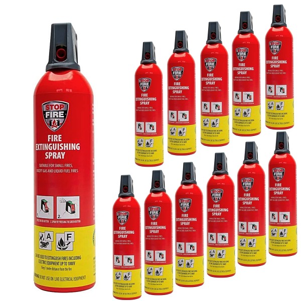 Extincteur StopFire 750 AF, Lot 12 pc