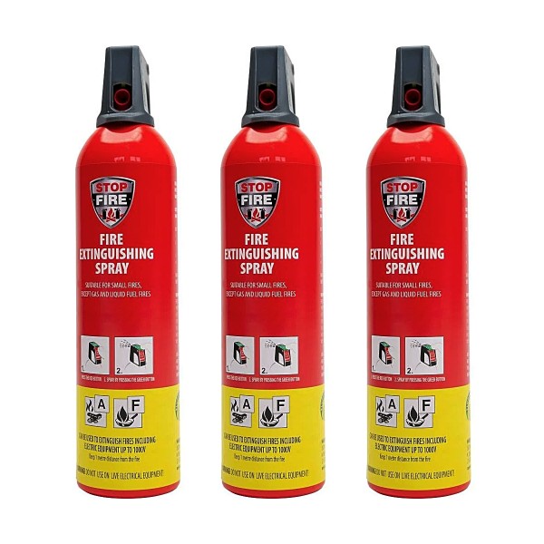 Extincteur StopFire 750 AF, Lot 3 pc