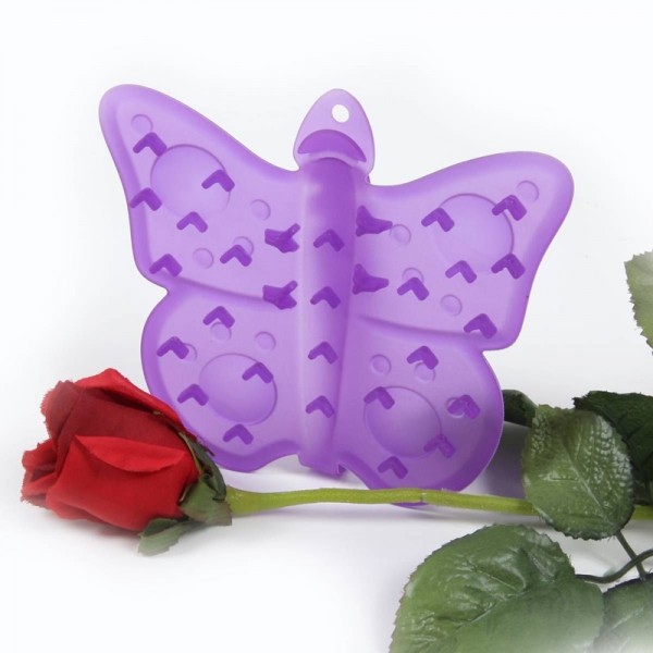 Papillon - gant de protection pourpre