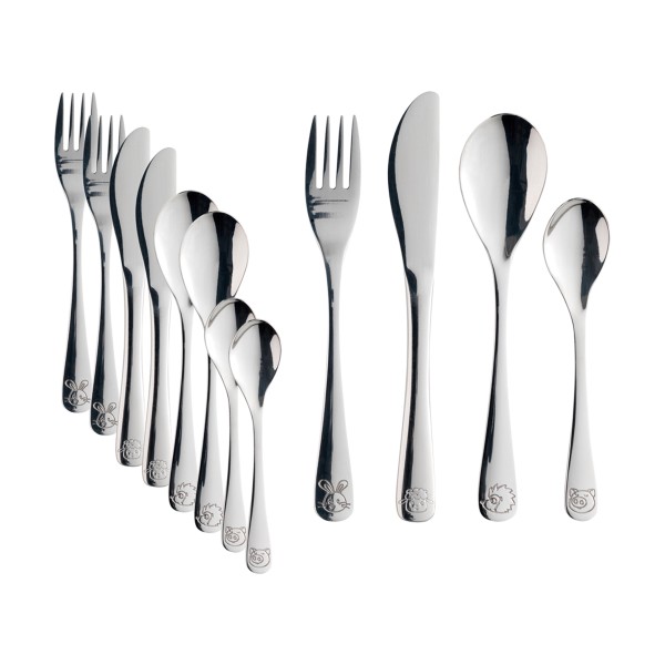 couvert d'enfant, ensemble 12pc.