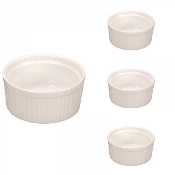 Ramekin, Auflaufförmchen, Set mit 4Stk.