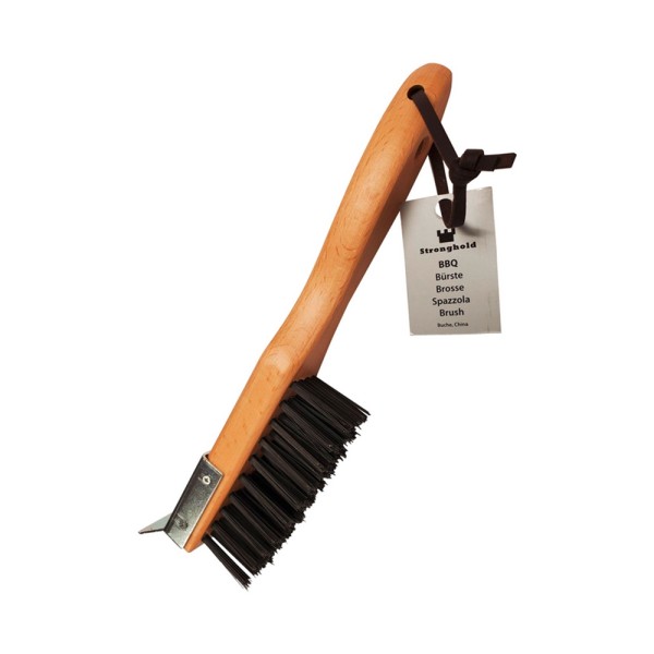 Brosse de nettoyage BBQ avec grattoir