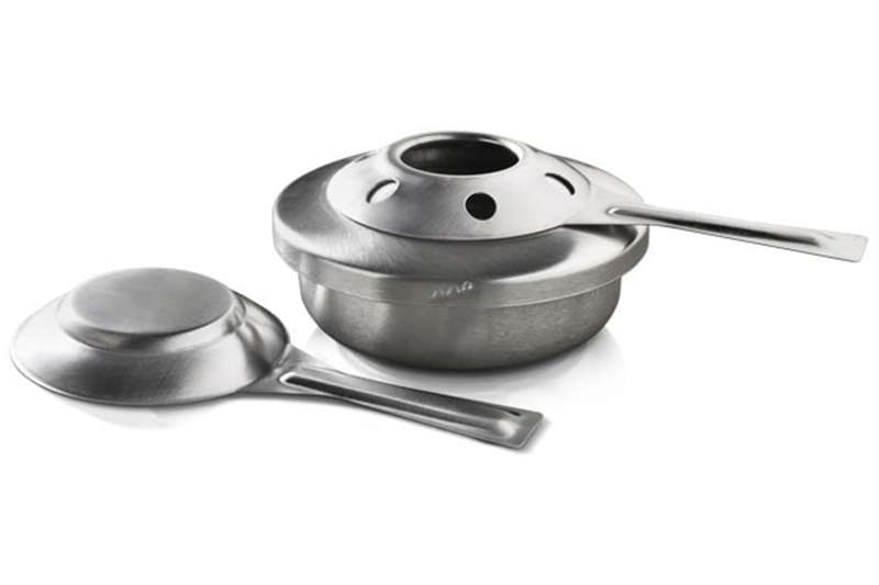 Lot De 2 Réchauds à Alcool Mini En Inox – Pour Fondue, Camping, Régulation De Flamme, Portable