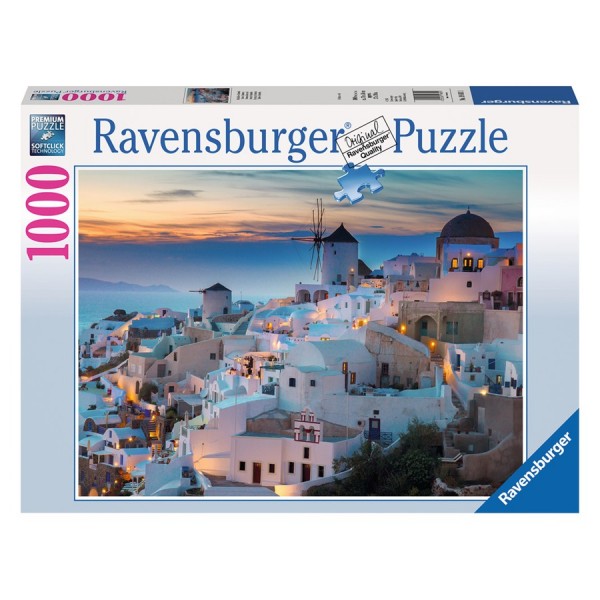 Ravensburger Puzzle,Night over Santorini
