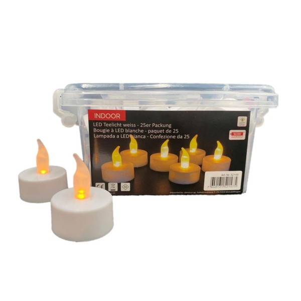 Bougie chauffe-plat LED - pile incluse