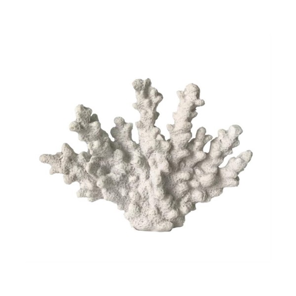 Corail décoration blanc, 15 x 18 x 5 cm