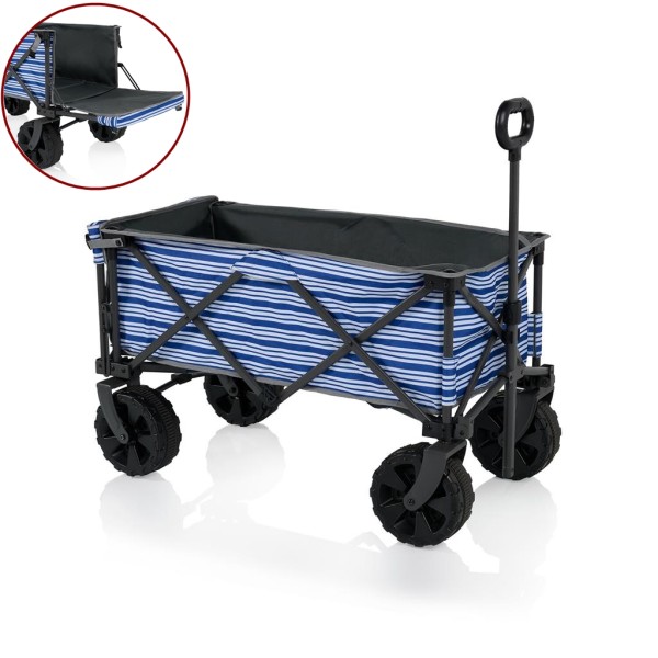 Faltbarer Trolley Strandwagen Heckklappe