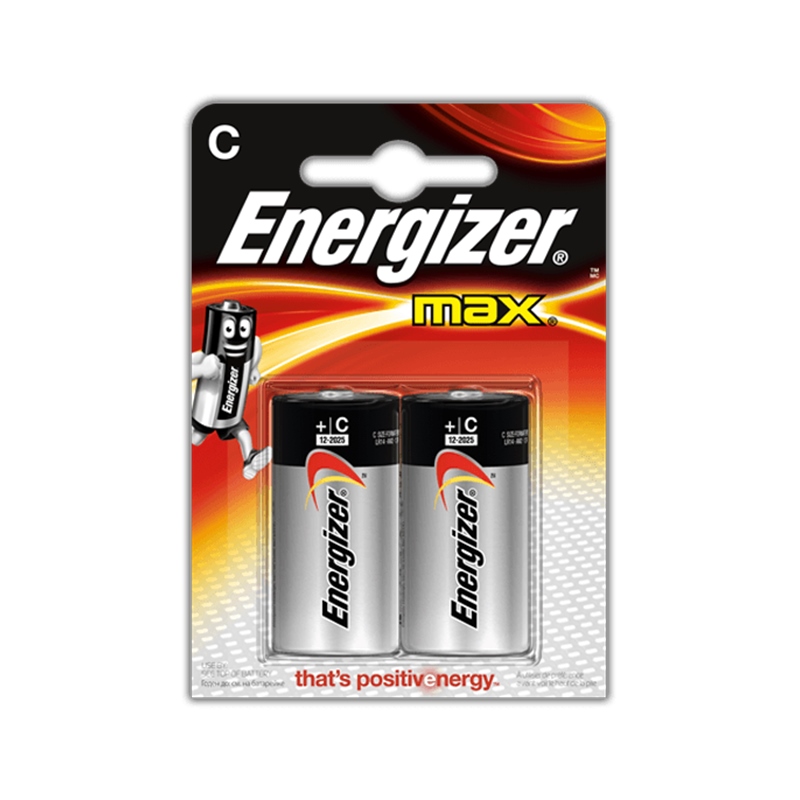 Energizer MAX piles type C 2pc (C, LR14, AM2, E93)