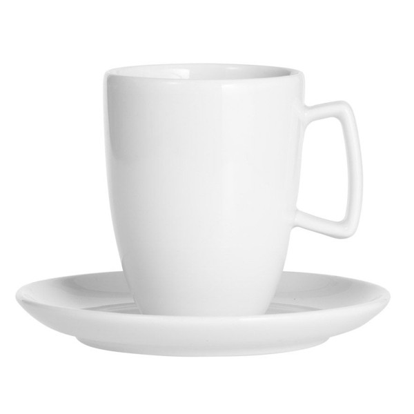 Tasse à macchiato avec soucoupe