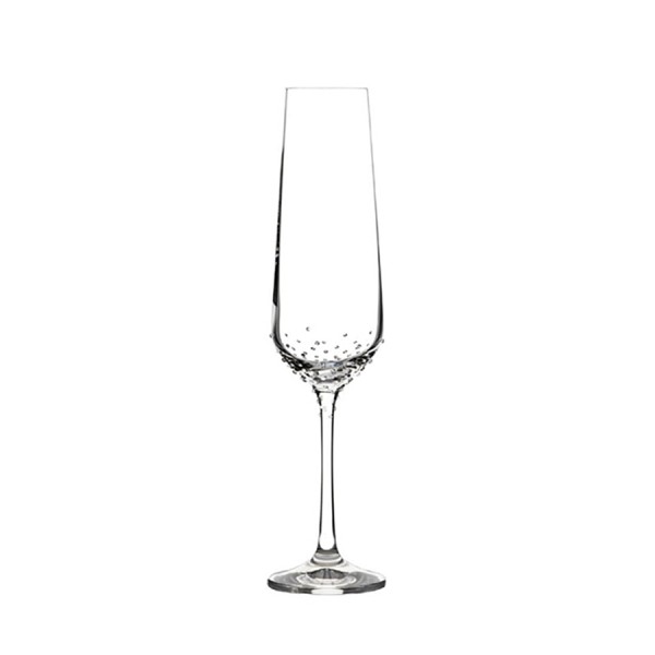 Champagnerglas ELIA mit 140 Kristallen