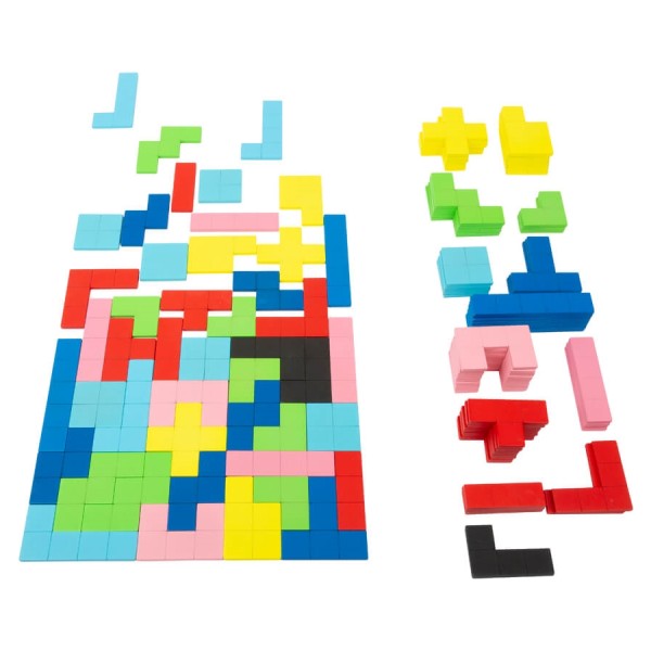 Puzzle geometrische Formen tetromino