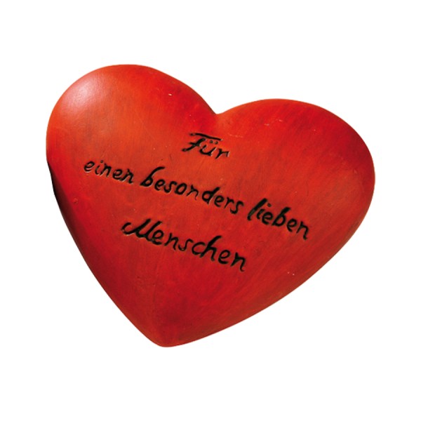Cœur rouge «...lieben Menschen»