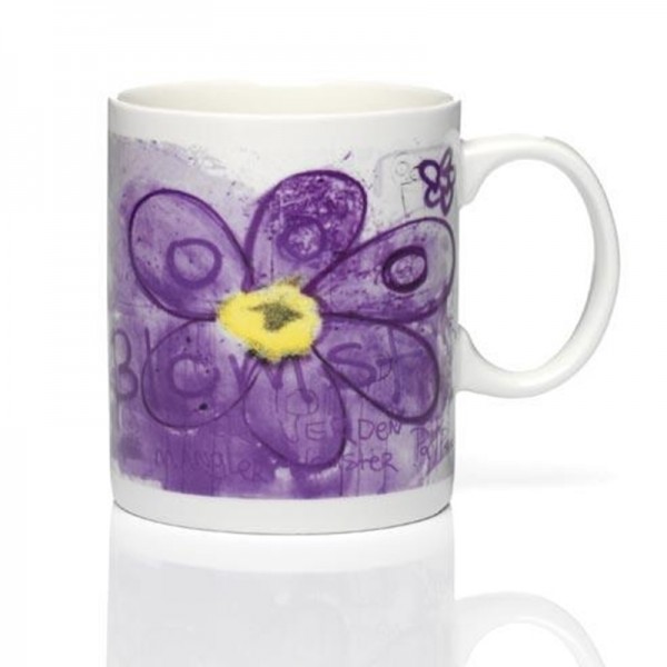 PAVA more flowers-purple mug