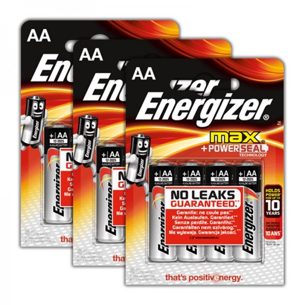 Energizer Powerseal Batterie AA 12Stk.