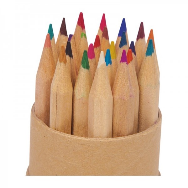 Crayons de couleur -Nature- lot av 24pcs