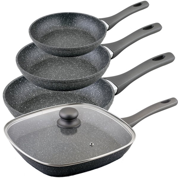 Poêles EMDEN, 4pc, plus 1 fois couvercle