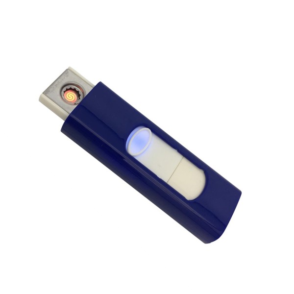 Feuerzeug mit USB Stick aufladbar, blau