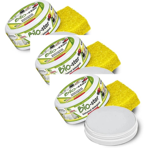 Putzstein mit Schwamm - 3er Set
