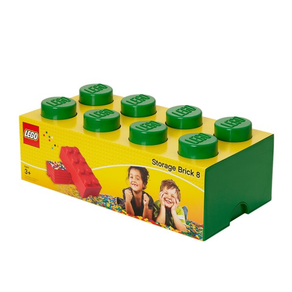 XXL Lego Aufbewahrungsbox 8 Noppen, Grün
