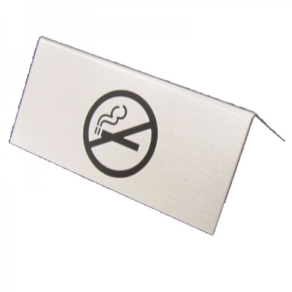 Chevalet de table, Interdiction de fumer