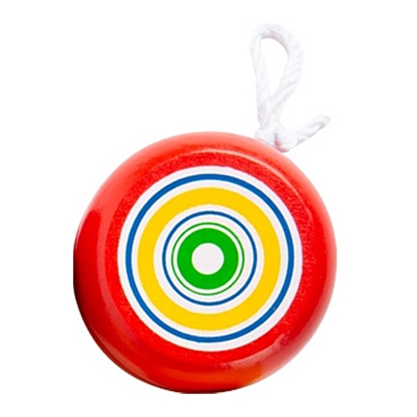 Yoyo (yo-yo) rouge, en bois