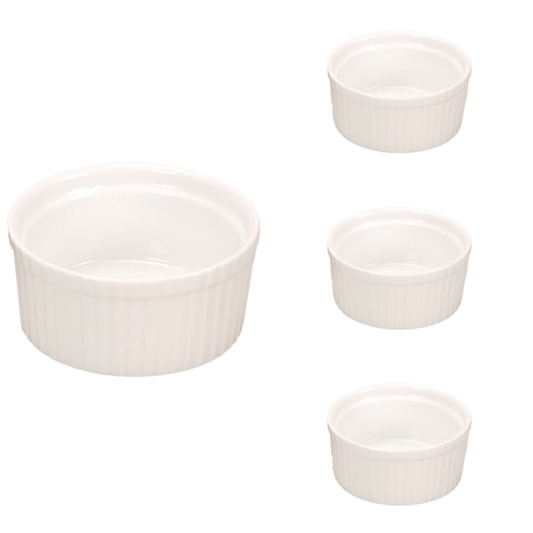 Ramequin, Mini-moule à gâteau, Lot 4pcs