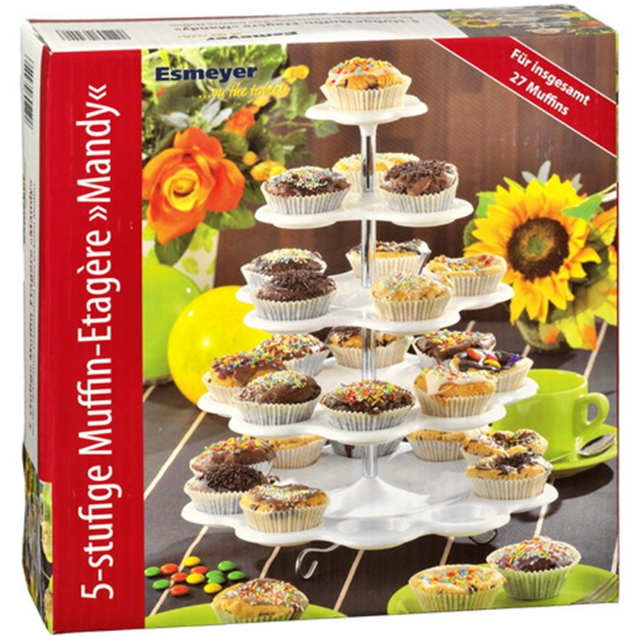 étagère MANDY 5-stufig, für Muffins oder Cupcakes | KochShop.ch - Haushalt  - Spielwaren - Geschenke - Versand und Fachgeschaeft | Küchenhelfer