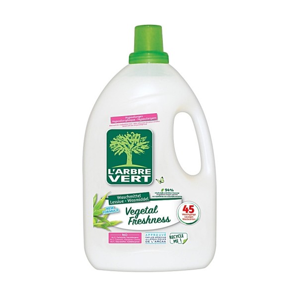 Lessive liquide écologique Vegetal Freshness 2L,45x