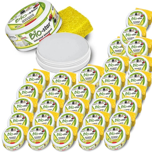 Pierre de nettoyage avec éponge - 32 pc