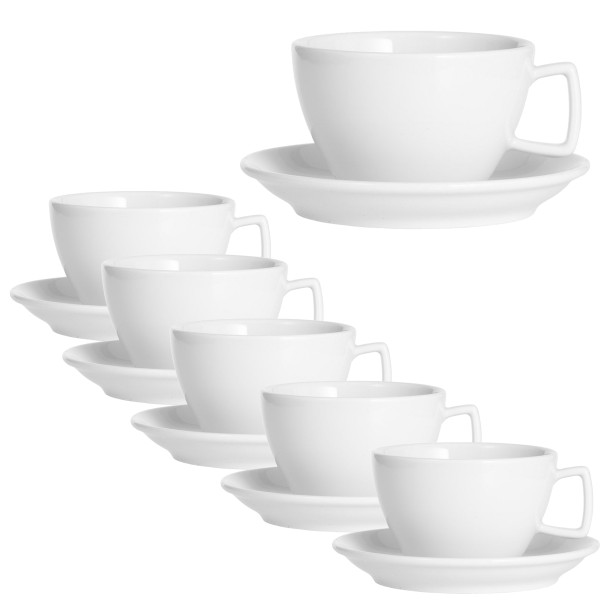 Milchkaffee-Tasse Set 6Stk.