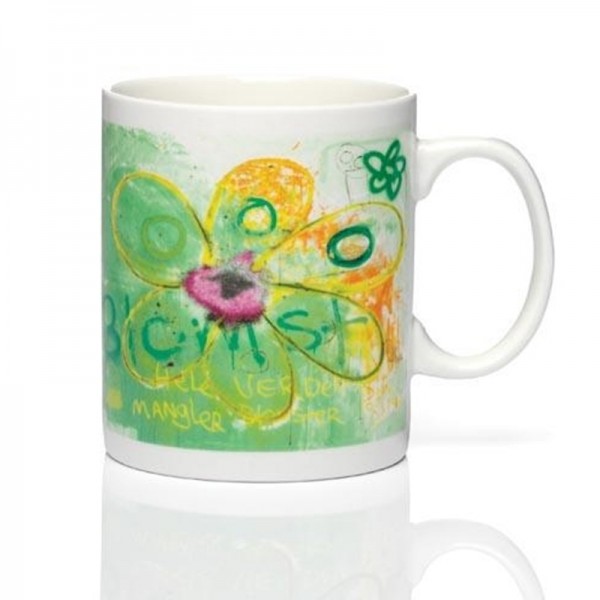 PAVA more flowers-green mug